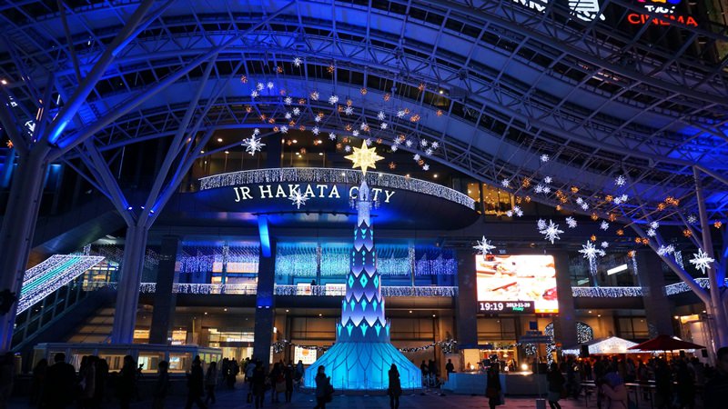 [福岡] JR博多City 光の街・博多 冬季點燈