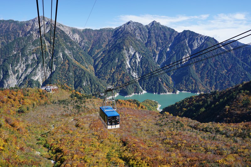 [富山] 立山黑部 紅葉 (三) 室堂-大觀峰-黑部平 纜車上的紅葉絕景